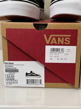 Scarpe Vans Old Skool Nere Tg 42