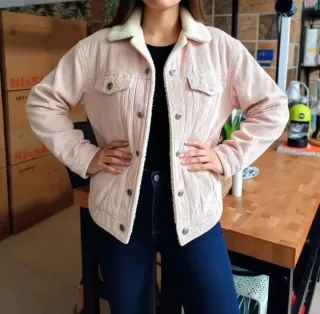 Giubbotto donna rosa taglia XS