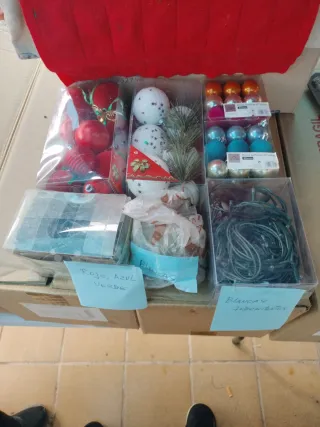 Set luci e palline di Natale