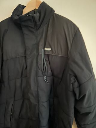 Abrigo acolchado Pull&Bear negro