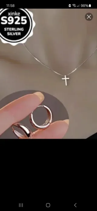 Lote pendientes y gargantilla plata S925