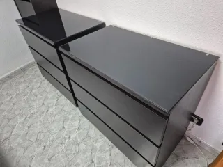 Cómoda Malm Ikea Negra