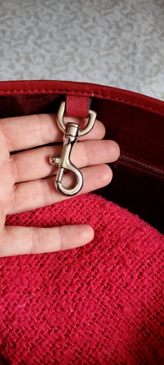 Bolso Loewe Rojo Piel