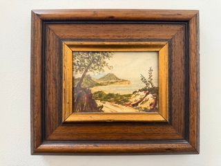 Lotto 4 Quadretti Cornice Legno