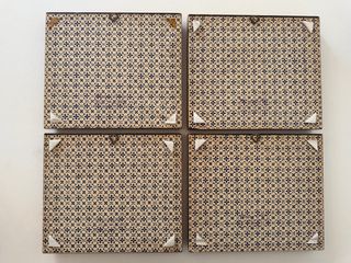 Lotto 4 Quadretti Cornice Legno