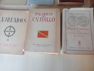 LOTE LIBROS JOSE ANTONIO PRIMO DE RIVERA FALANGE