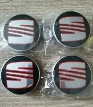 4 TAPAS RUEDA LLANTA SEAT LEON MK1 IBIZA 6L CUPRA