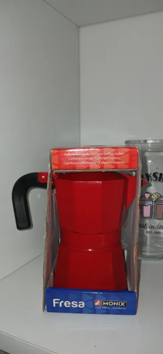 Cafetera Monix Fresa Roja