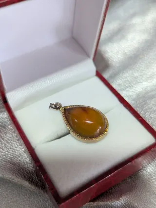 Colgante de Ámbar Gota