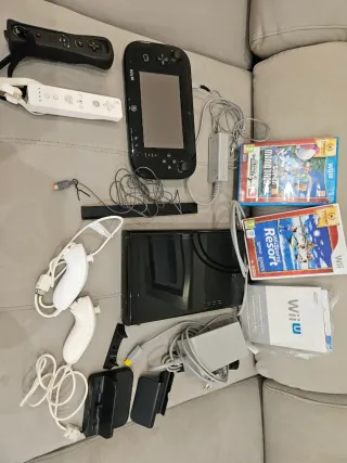 Consola Wii U nera + Gamepad