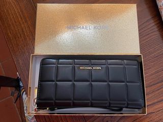 Portafoglio Michael Kors nero in pelle
