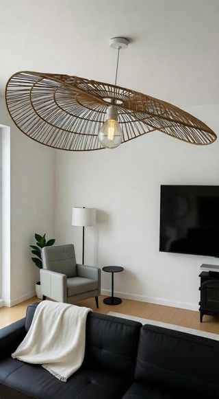 Lámpara de Yute Diseño.