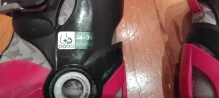 Patines Oxelo Talla 34-36 Rosa