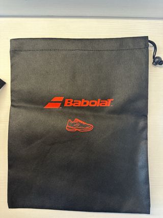 Mochila deportiva Babolat naranja y blanca