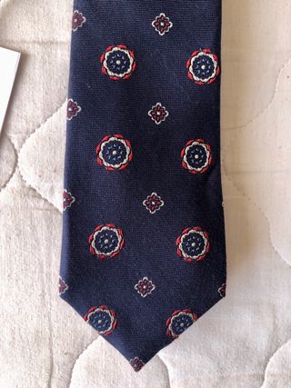 Corbata Pedro del Hierro Seda Azul y Roja