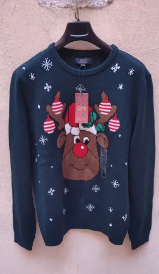 Maglione OVS Natale Uomo Taglia M - Nuovo