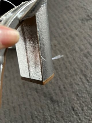 Sandalias fiesta plateadas T37