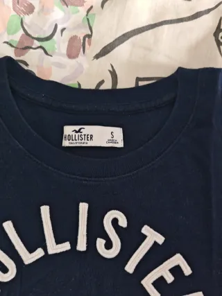 Camiseta Hollister Azul Talla S