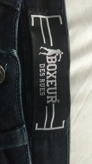 Pantalón vaquero boxeur skinny fit azul