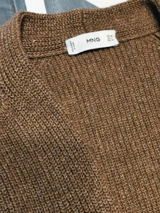 Cárdigan Mango Punto Grueso Talla M