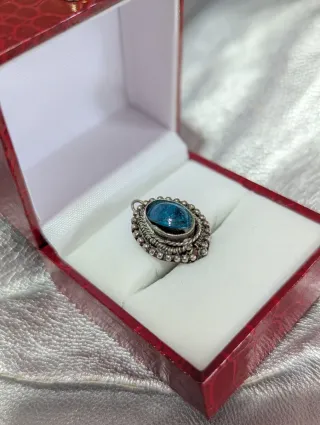 Colgante Topacio Azul.