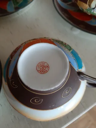 Juego de té porcelana  japonesa Satsuma