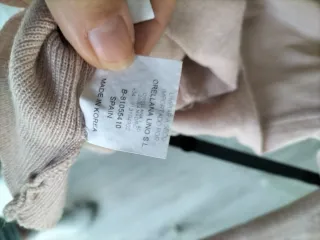 Chaqueta bdba beige con encaje