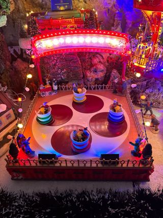 Escena Pueblo Navideño Tazas Encantadas