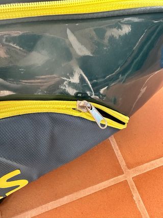 Paletero Pádel Asics Azul y Amarillo