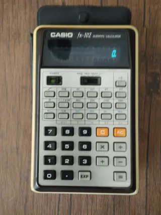 Calculadora Científica Casio fx-102 año 1976