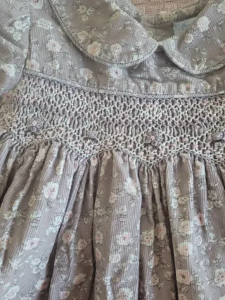 Vestido y braguita niña 18 meses