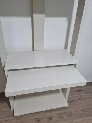 Escritorio blanco banak de madera