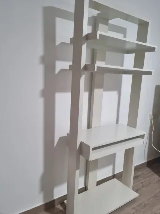 Escritorio blanco banak de madera