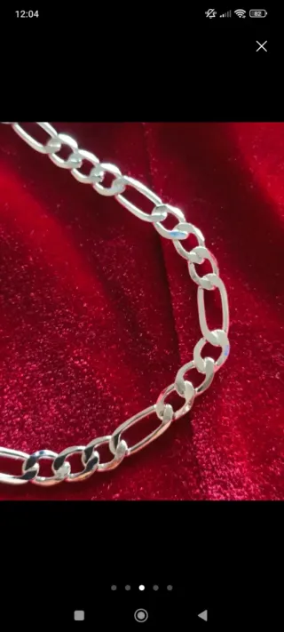 Lote de Cadena y Pulsera de Plata