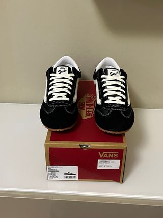 Scarpe Vans nere e bianche tg 42.5