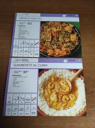 Schede ricette miste