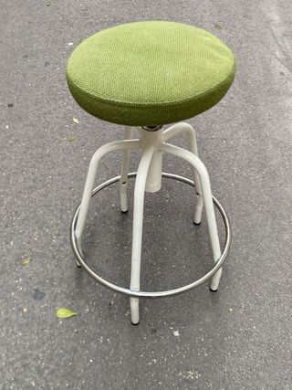 Silla taburete  giratorio vintage industrial