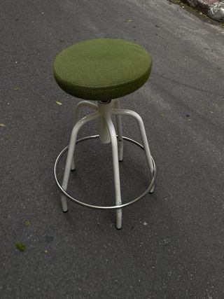 Silla taburete  giratorio vintage industrial