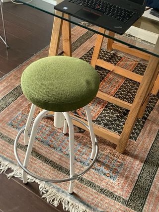 Silla taburete  giratorio vintage industrial