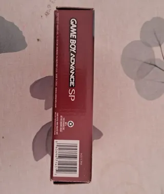 CONSOLA GBA SP RED FLAME  ORIGINAL COMPLETA USA