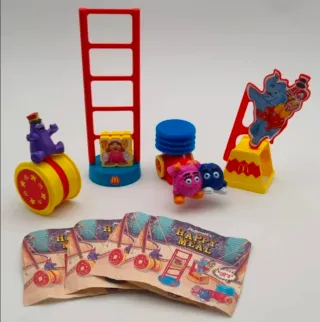 McDonald's Happy Meal Circo 1994 - Set Completo