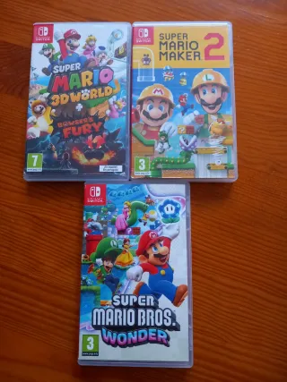 Pack 3 Juegos Nintendo Switch Mario