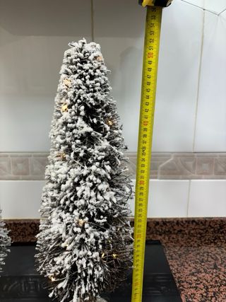 2 Árboles para Pueblo Navideño con Luces