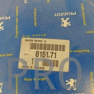 ESPEJO DEL RETROVISOR DERECHO PEUGEOT 205 NUEVO