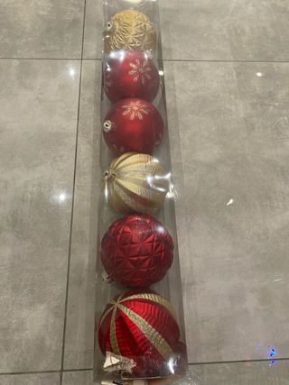 Bolas Navideñas Grandes (Set de 6)