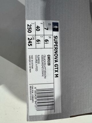 Zapatillas Adidas Supernova Gore-Tex M Nuevas