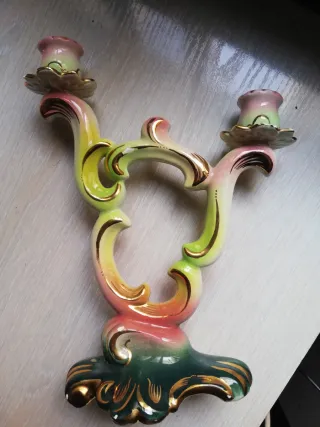 Candelabro in porcellana