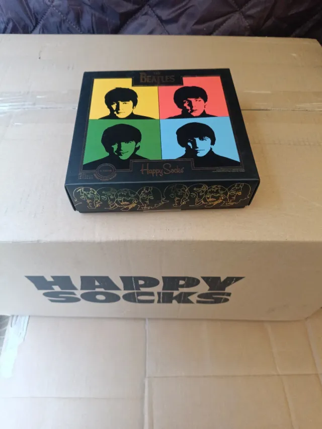 Happy Socks Beatles 4 Pares Calcetines Talla 36-40