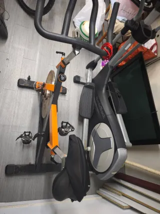 Bicicleta de Spinning Naranja