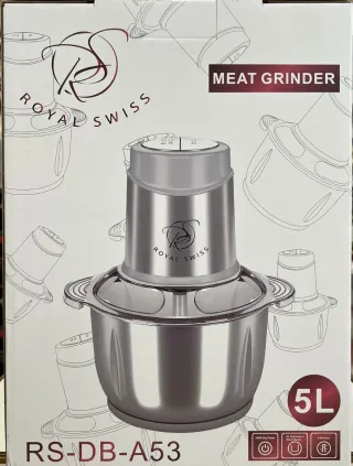 Tritacarne Royal Swiss 5L Acciaio 500W